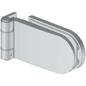 8660-q4tp 8660 Íves fal-üveg oldalpánt 20-30 mm-es ajtófalchoz