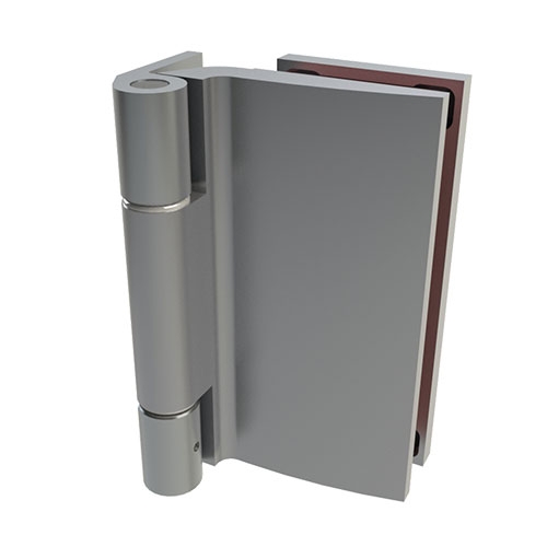 CO 8674 Collio Szögletes fal-üveg oldalpánt 30-42 mm ajtófalchoz