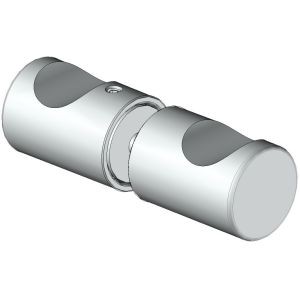 zuhanyajt-foganty-k-0xbr 4410 Szögletes fal-üveg rögzítő, két furattal