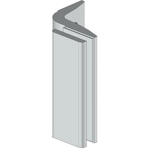 zuhanykabin-fix-veg-r-gz-t-sek-nsmd 4410 Szögletes fal-üveg rögzítő, két furattal